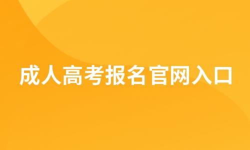 2024年成人高考报名入口官网 成人高考报名时间2024年官网